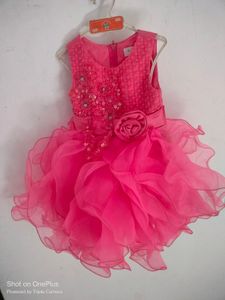 Very Beautiful Birthday Frock For 2 Years