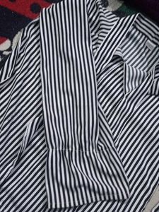 Striped Button-Down Shirt