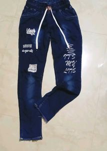 Stylish Printed Jeans