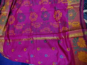 Beautiful Rani Pink Saree