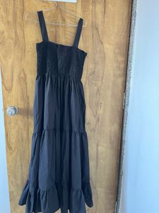 Tiered Black Sundress