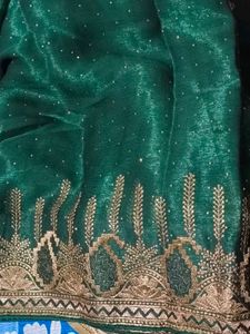 Emerald Green Saree