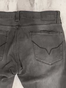 Pepe Jeans Men's Gray Denim Jean