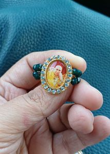 Jai Gurudev Guruji Ring And Bracelet