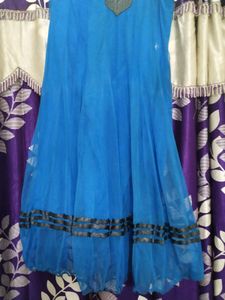 Blue Embellished Dress