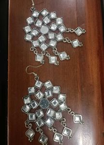 Mirrored Statement Earrings