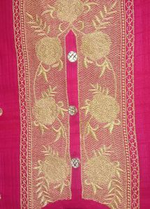 Pink Embroidered Kurti