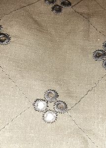 Grey kurti With Mirror Work