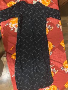 Navy Blue Kurta