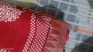 Red &amp; Blue Saree Combo