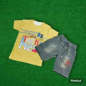 Boys&#39; Denim Outfit Set