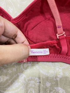 Tweens Medium Coverage Heavy Padded T-shirt Bra