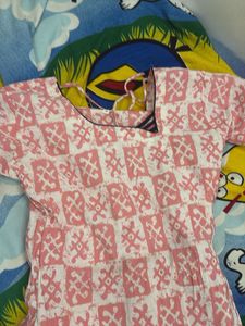 Peachy Printed Ethnic Kurta