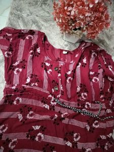 Floral Print Mini Dress