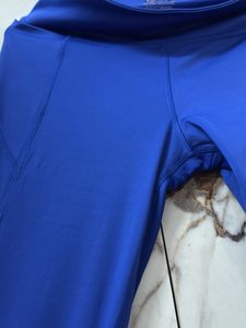 Blue Printed Leggings