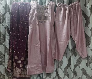 Elegant Lavender Kurta Set