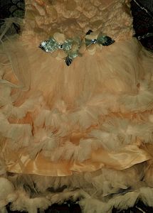 3–4 Year Baby Girl Net Gown Frock