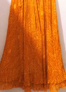 Gorgeous Orangish Shrug With CROP top And Lehanga