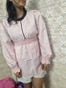 This Is Beautiful Top With Polka Dots
