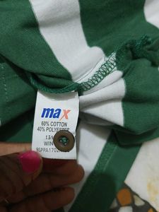 Striped Green Polo Shirt