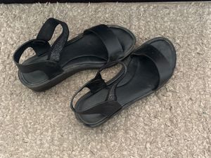 Black Bata wedges for daily wear