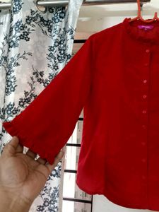 Marie Claire Red Top