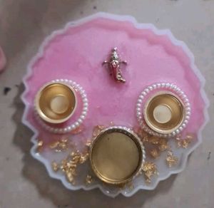Resin Ganesha Pooja Thali