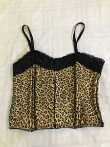 Leopard Print Corset With Boning Bust 36