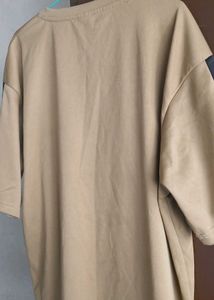 ✨Polyester Brown T-Shirt–Modern &amp; Comfortable