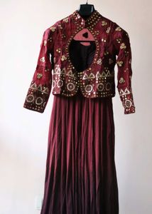 Ombre Gown with Jacket