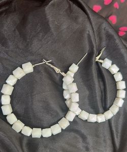 Ivory Geo Hoop