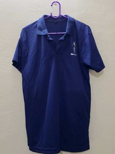 Collered Tshirt Navy Blue