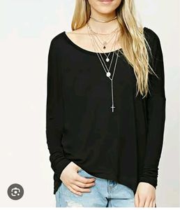 H&M Black Long Sleeve Top