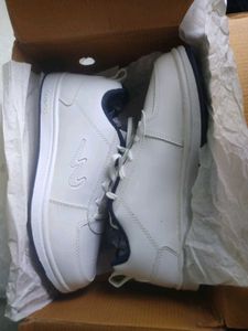 Campus White and navy blue Casual Sneakers for men
