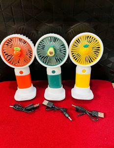 Portable Fruit Handheld Fan Set