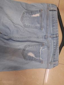 Highwaisted Bootcut Ribbed Denim