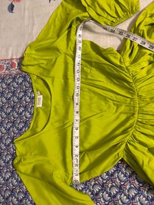 Vibrant Green Mini Dress