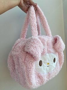 Cute Pink Plush Bag