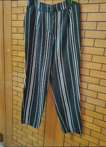 Striped Black Pants