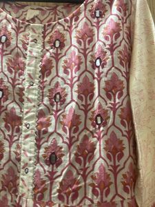 Set Of 2 Pink Embroidered Salwar Kameez