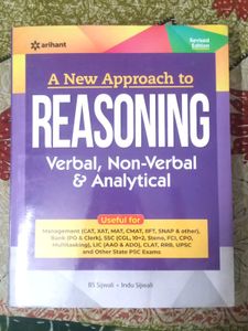 REASONING  Book For Most Of The Entrance Exams