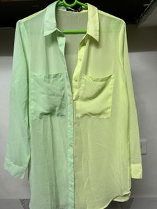 Neon Green Sheer Shirt💚💛