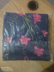 Women Unstitched Cotton Suit With Dupatta