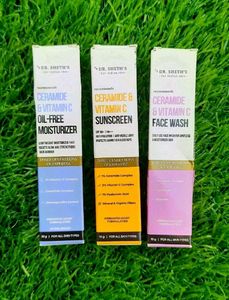Dr.Sheth's Moisturizer, Sunscreen And Face Wash