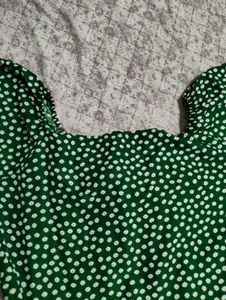Green Polka Dot Dress