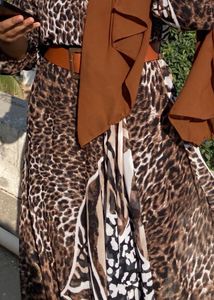 Leopard Print Maxi Dress