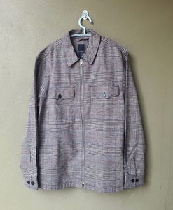 H&M Plaid Zip-Up Jacket