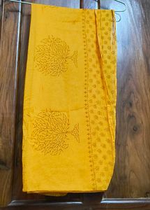 Blue Yellow Kurta Set