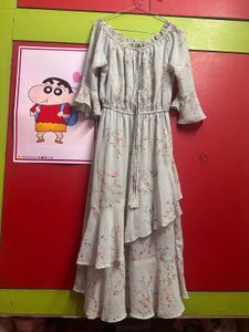 Floral Off-Shoulder Maxi Dress