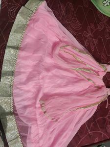 Cute Pink Lehenga Choli Set